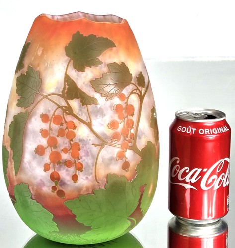 Daum nancy grand vase - grand, Œuf
