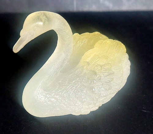 Scultura pasta vetro cigno - scultura,