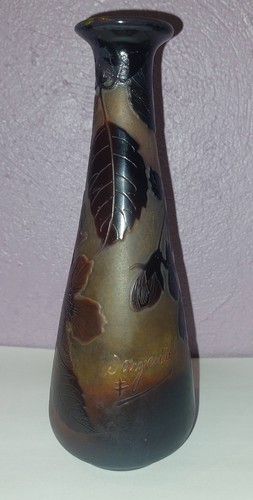 Vaso vetro scarico acido - vaso,