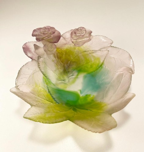 Daum rose coupelle multicolore - coupelle,
