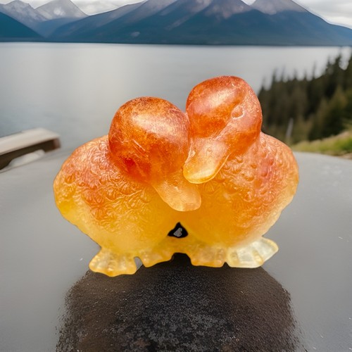 Sculpture pâte verre deux - pâte, de