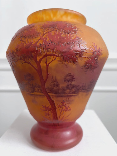 Vase daum nançy paysage - vase,