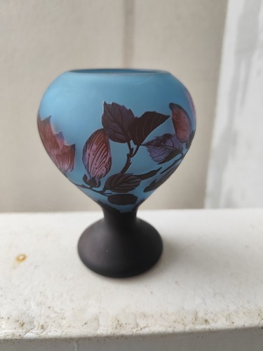 Vase piédouche verre - vase, en