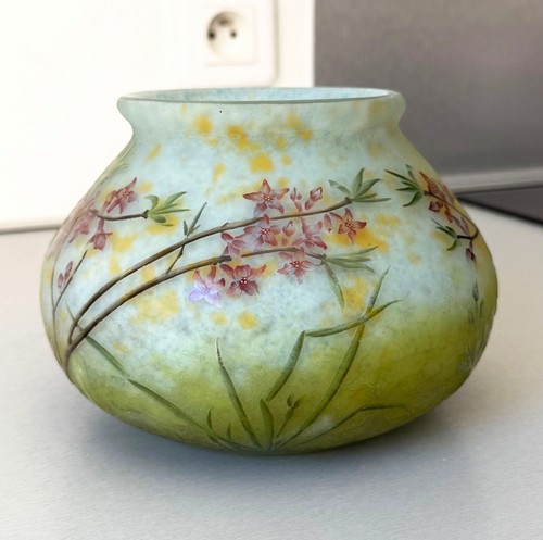 Imposant vase art nouveau aux - vase,