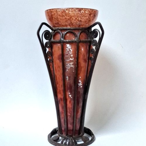 Vaso delatte nancy art deco - delatte,
