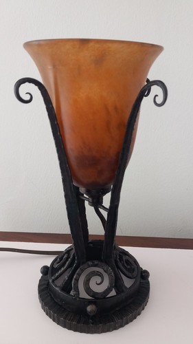 Lampe art déco daum - lampe,