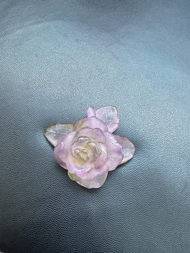 Sculpture rose presse - rose,