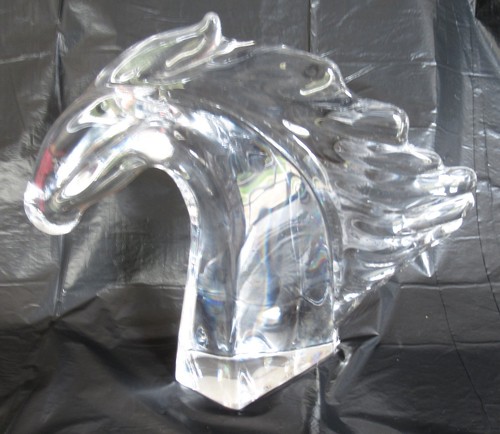 Importante tête cheval en - tête, de