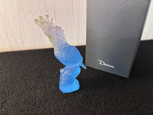 Scultura pappagallo cristallo