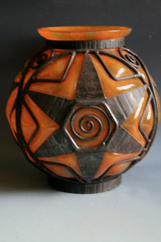 Antico vaso vetro art - vetro,