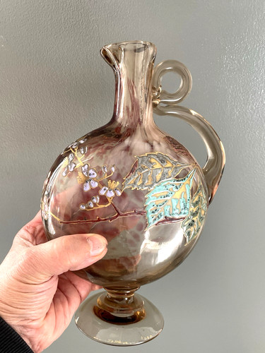 Caraffa smaltata stile pollice