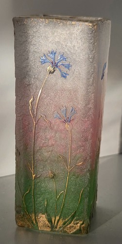 Vaso cammeo vetro daum - in,