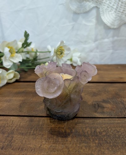 Bougeoir daum roses - bougeoir,