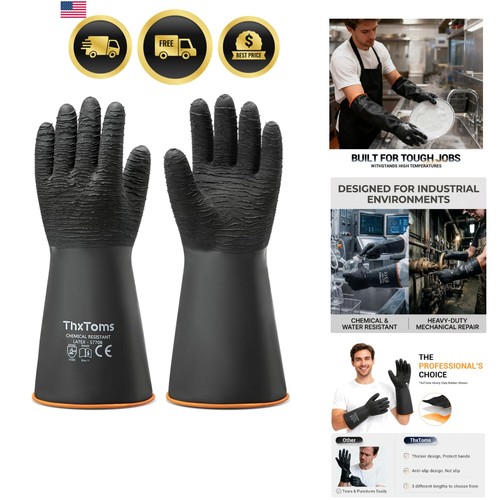 Guanti gomma resistenti - in,