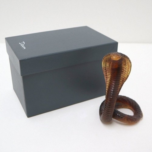 Scultura vetro daum - in,